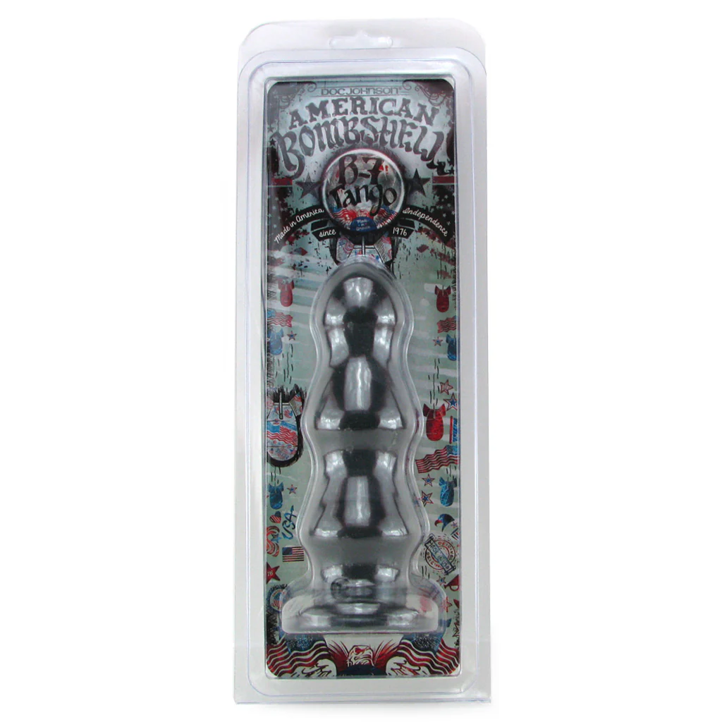 Amercan Bombshell B-7 Tango Dildo in Gunmetal