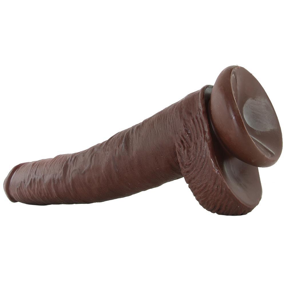 King Cock 14" Cock with Balls in Chocolate - Sex Toys Vancouver Same Day Delivery