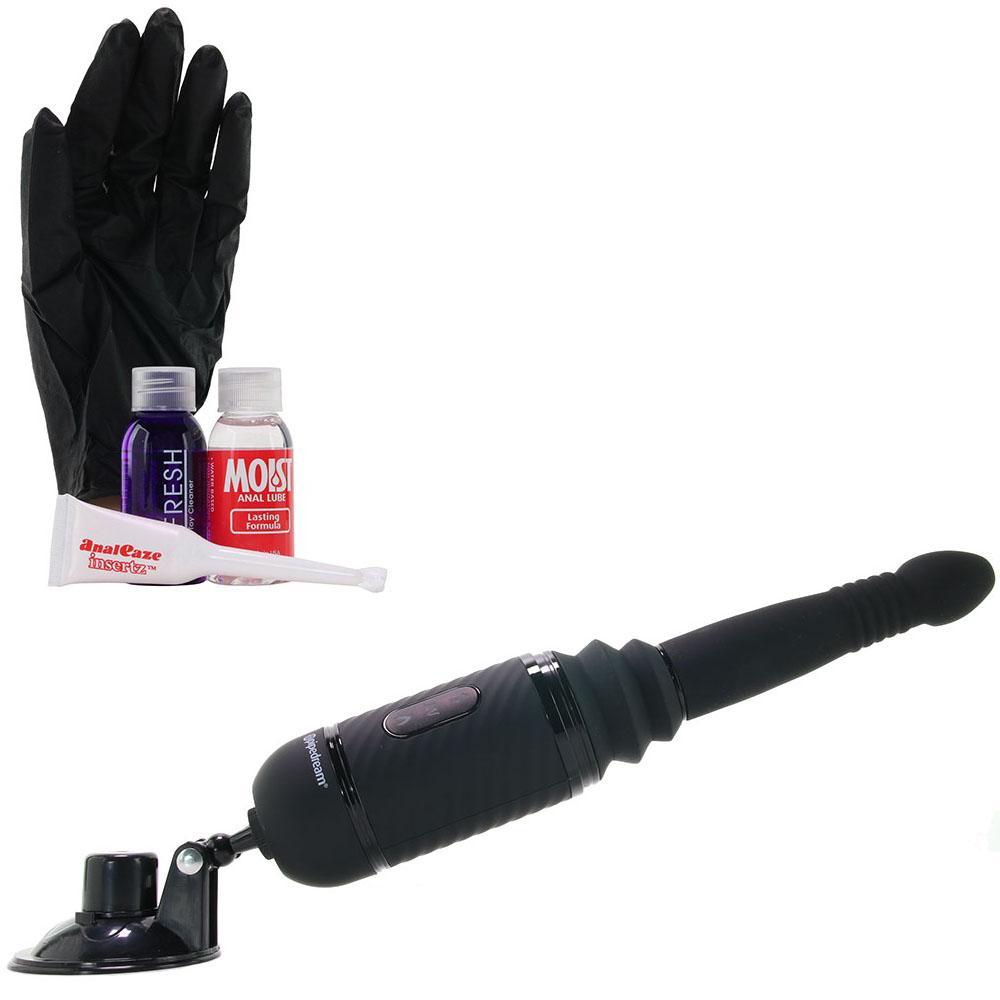 Anal Fantasy Vibrating Ass Thruster Vibe in Black - Sex Toys Vancouver Same Day Delivery