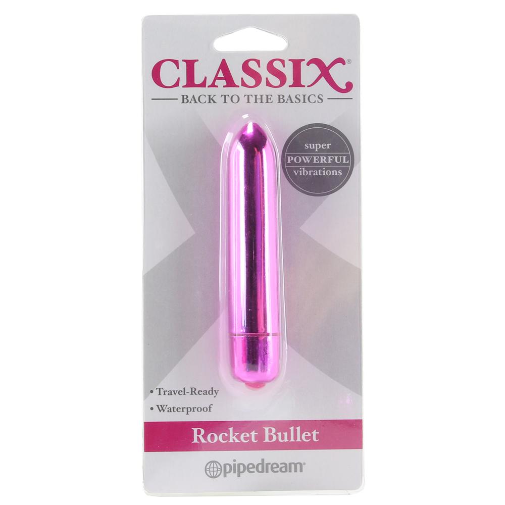 Back to the Basics Rocket Bullet Vibe in Pink - Sex Toys Vancouver Same Day Delivery