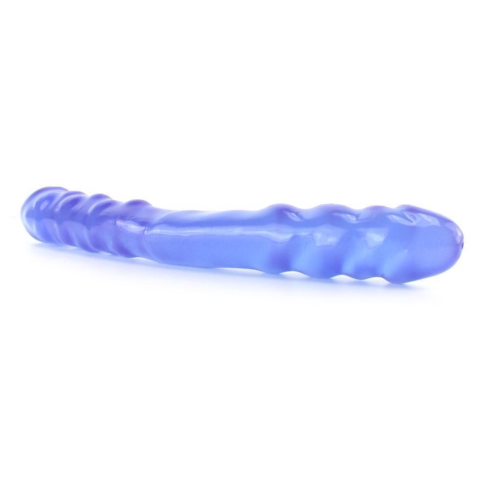 Basix 16 Inch Double Dildo in Purple - Sex Toys Vancouver Same Day Delivery