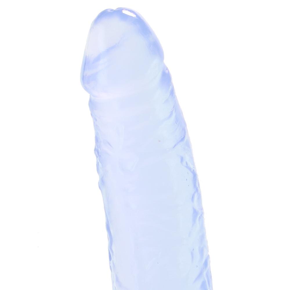 Basix Slim 7 Inch Dildo in Clear - Sex Toys Vancouver Same Day Delivery