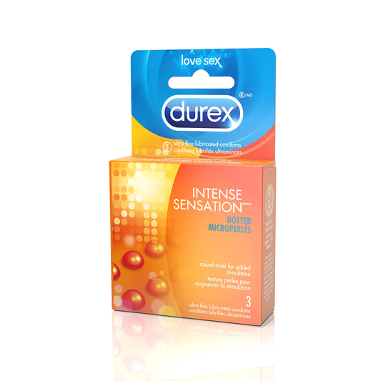 Intense Sensation Condoms in 3 Pack