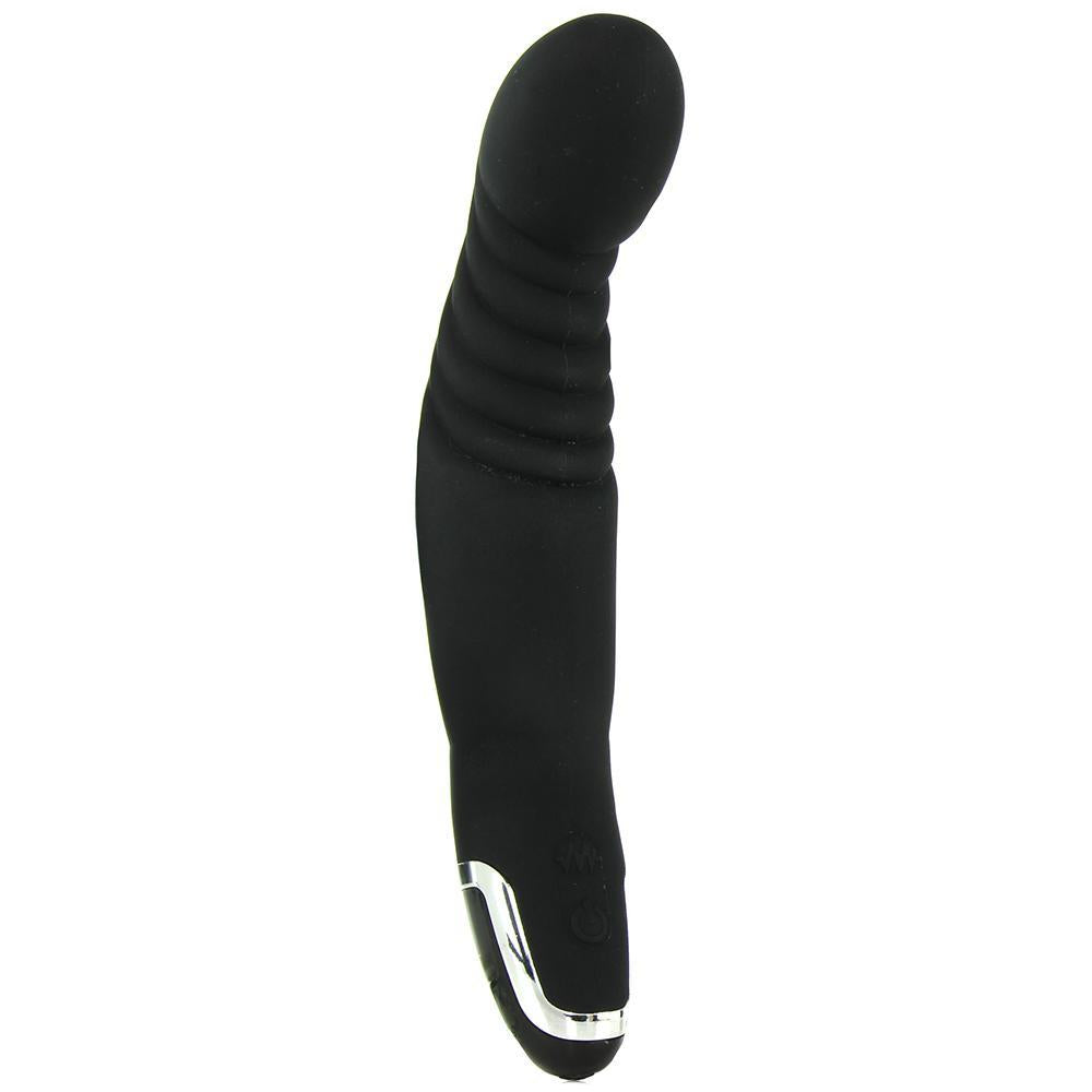 Dr. Joel Silicone Ridged P Vibe in Black - Sex Toys Vancouver Same Day Delivery