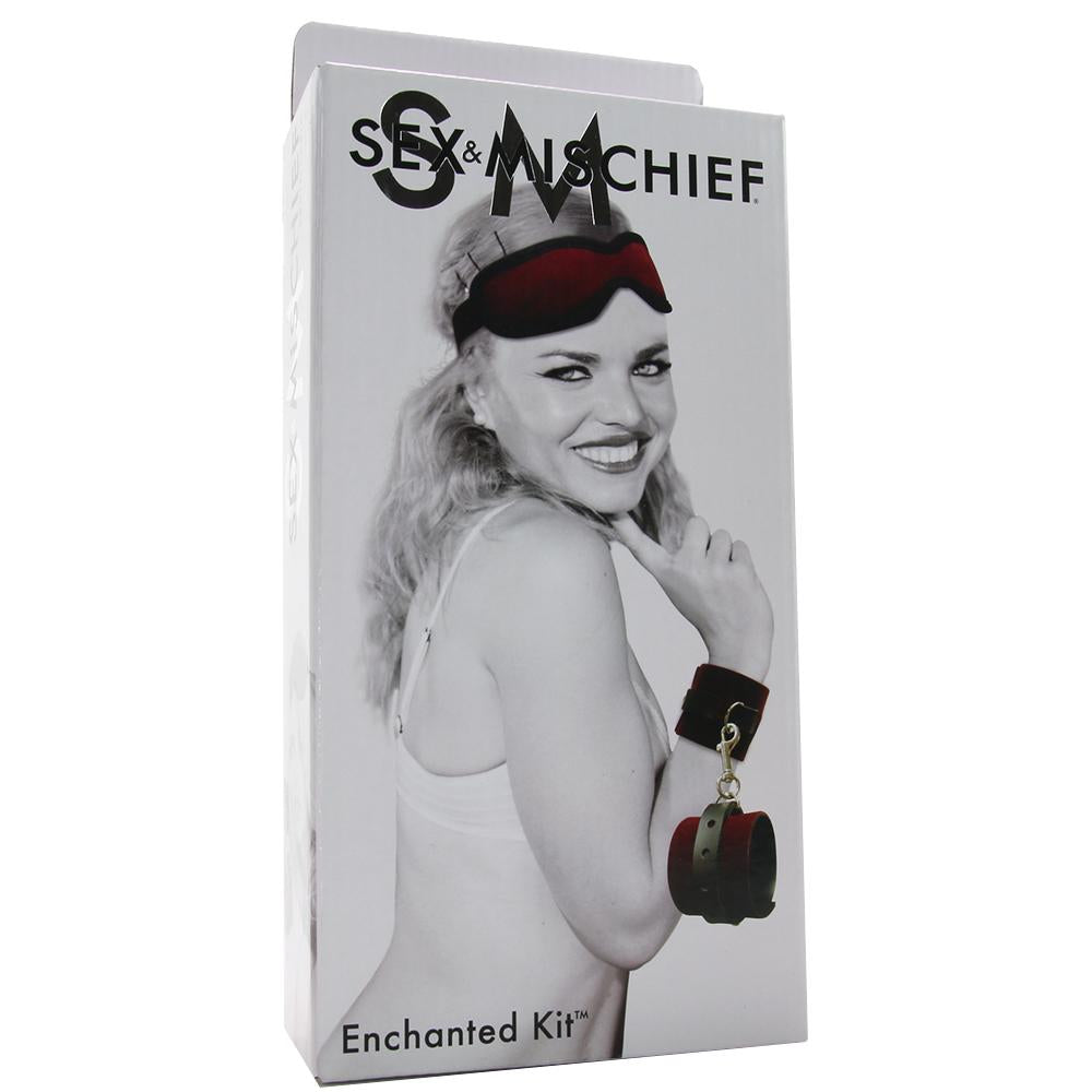 Enchanted Cuffs & Blindfold Kit - Sex Toys Vancouver Same Day Delivery