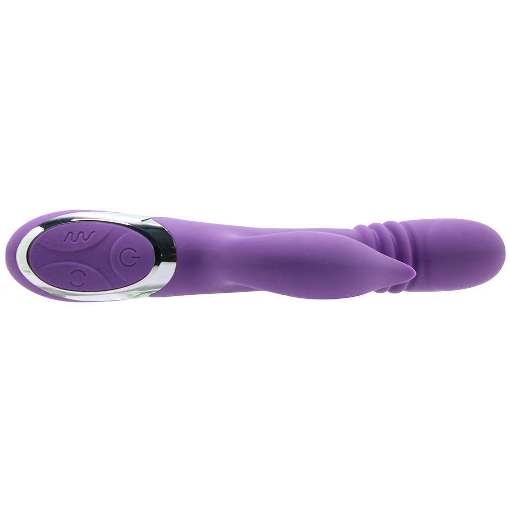 Enchanted Kisser Thrusting Rabbit Vibe in Purple - Sex Toys Vancouver Same Day Delivery