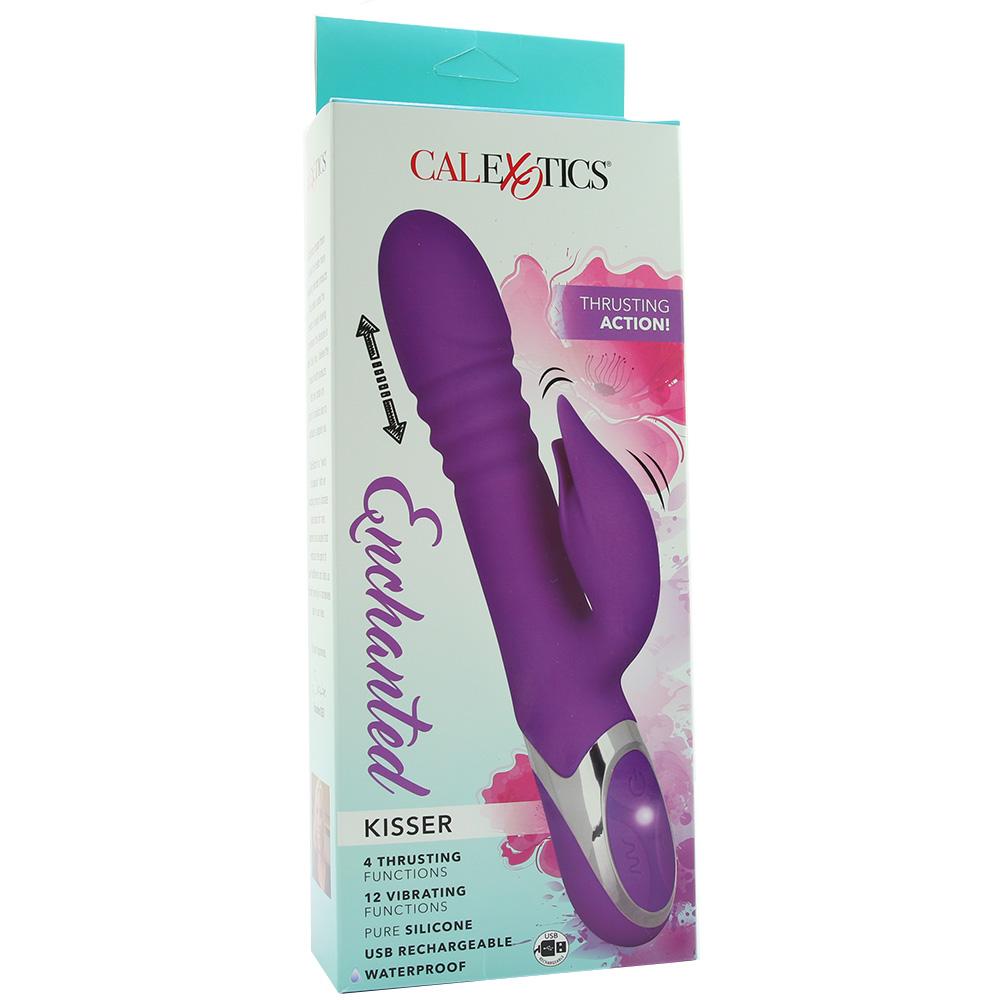 Enchanted Kisser Thrusting Rabbit Vibe in Purple - Sex Toys Vancouver Same Day Delivery