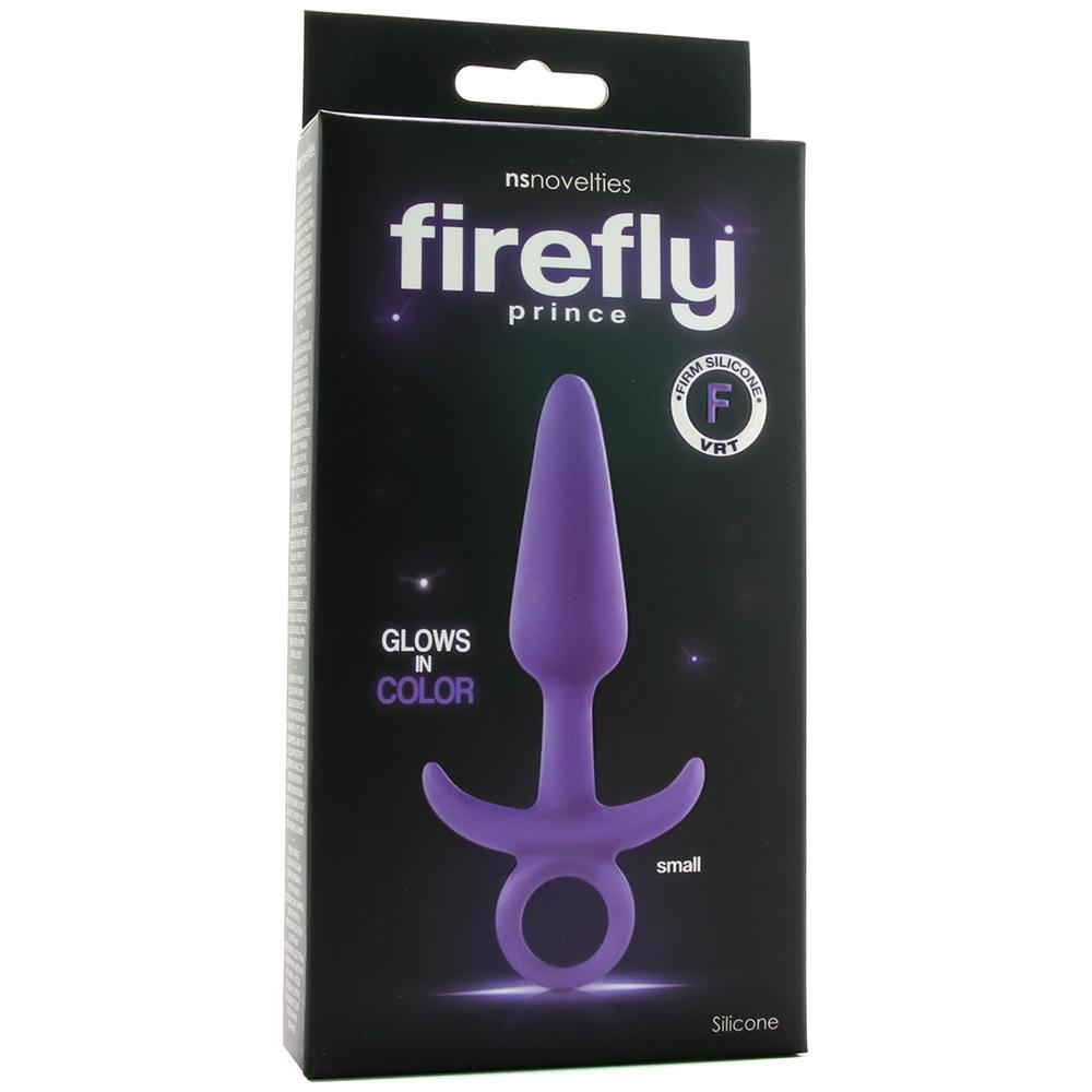 Firefly Prince Small Butt Plug in Glowing Purple - Sex Toys Vancouver Same Day Delivery