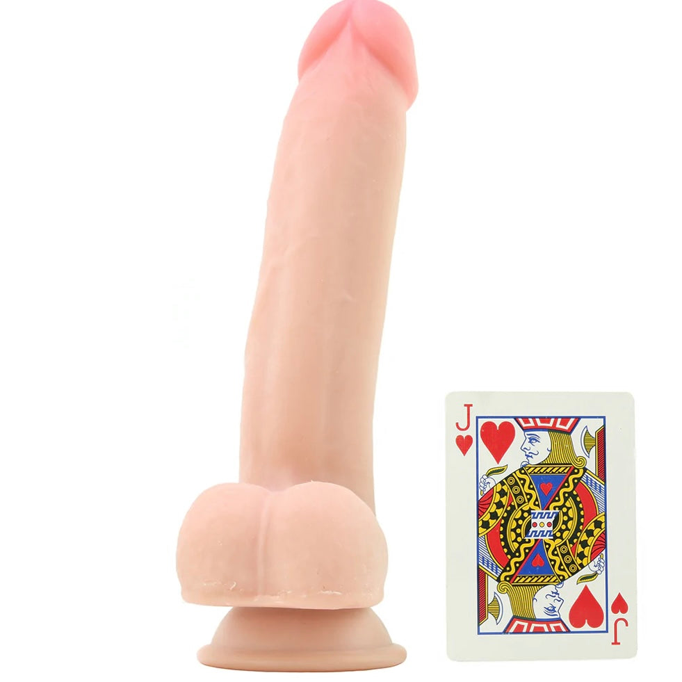 Real Cocks 9 Inch Realistic Sliders Dildo in Vanilla