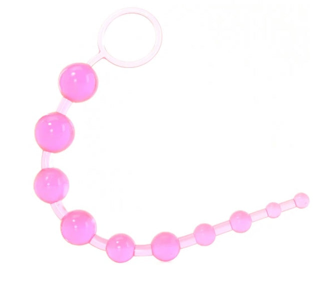 X-10 Anal Beads in Pink