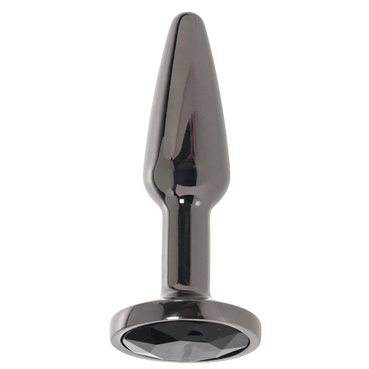 Rear Assets Small Tapered Butt Plug in Gunmetal