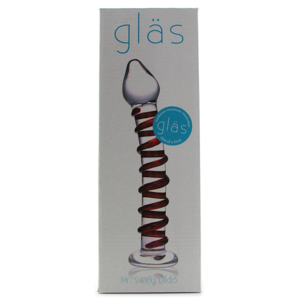 gläs Mr. Swirly Glass Dildo