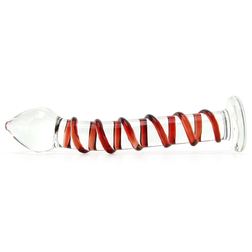 gläs Mr. Swirly Glass Dildo