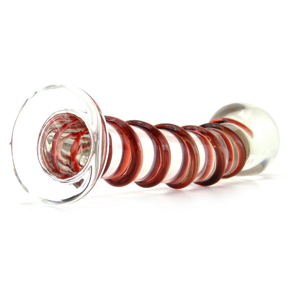 gläs Mr. Swirly Glass Dildo