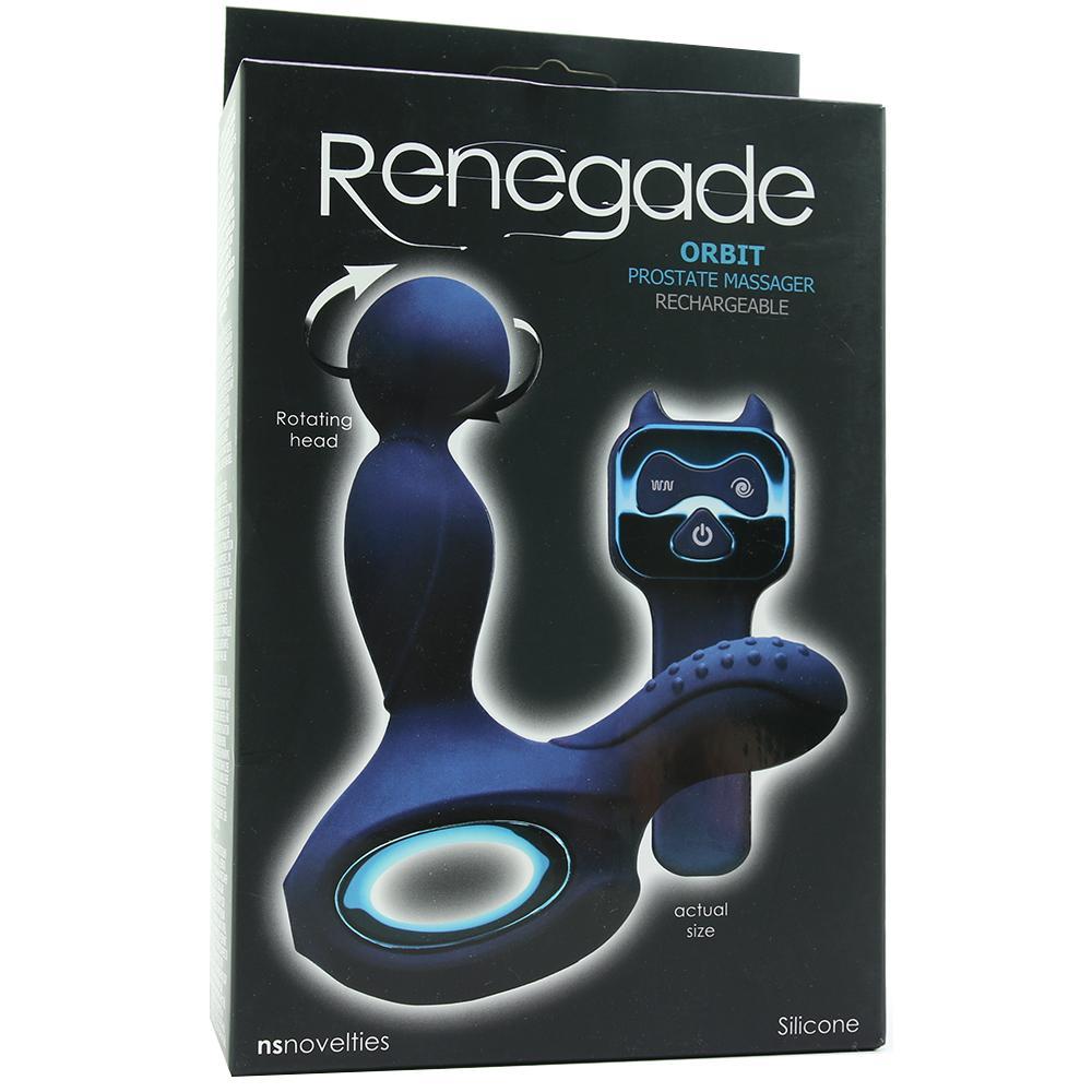 Renegade Orbit Rotating Prostate Massager in Blue - Sex Toys Vancouver Same Day Delivery