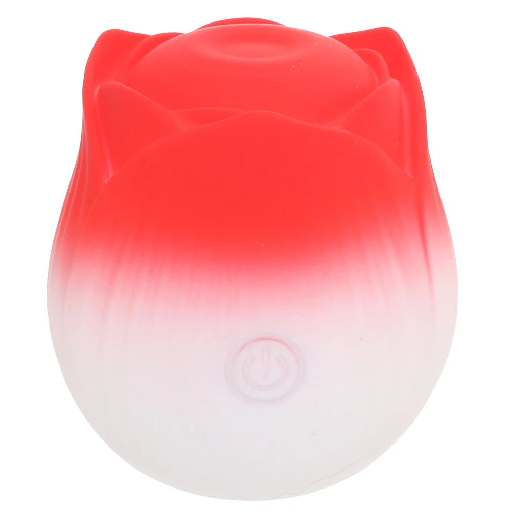 Bloomgasm Pulsing Petals Rose Stimulator in Red